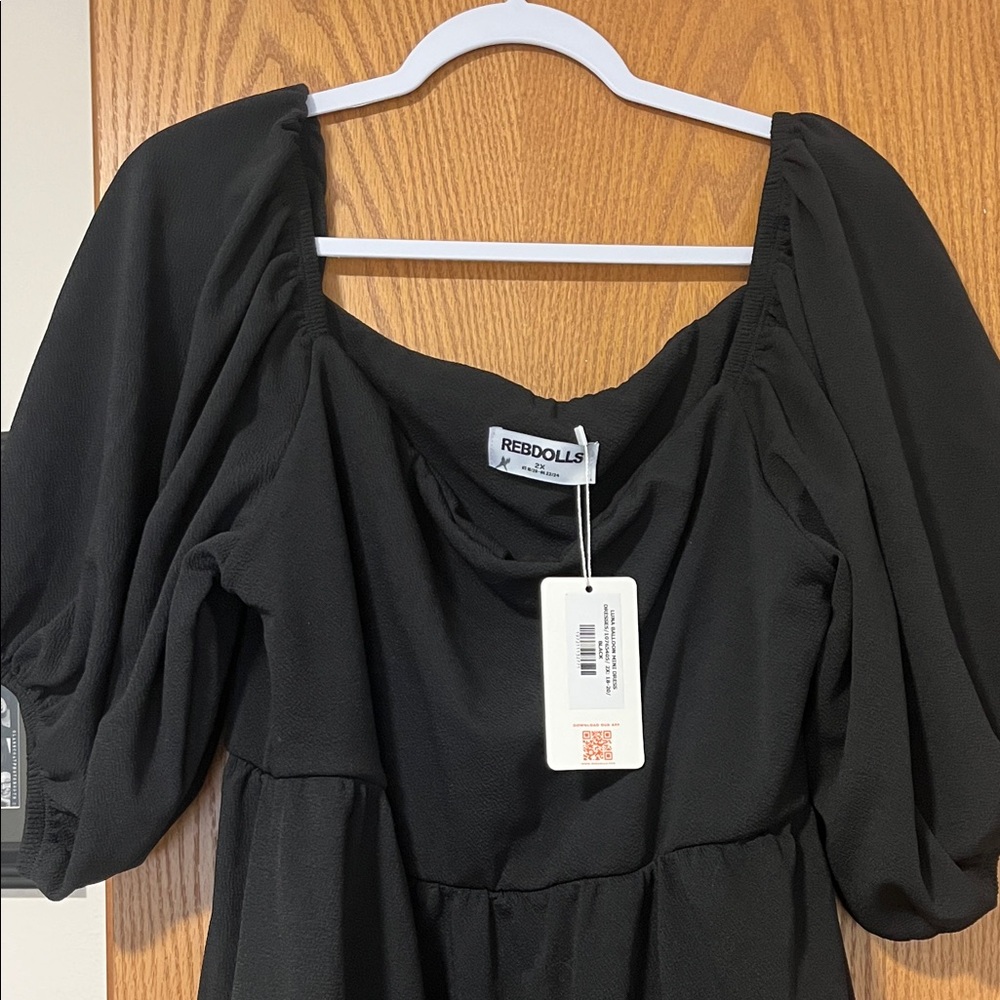 Rebdolls Luna Balloon Mini Dress NWT